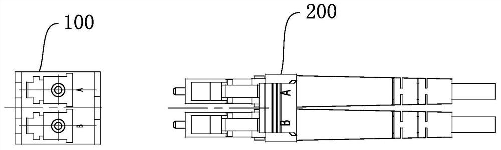 Connector assembly and plug and adapter thereof