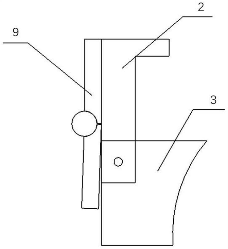 A bomb support device for automatic loading of bombs and its application method