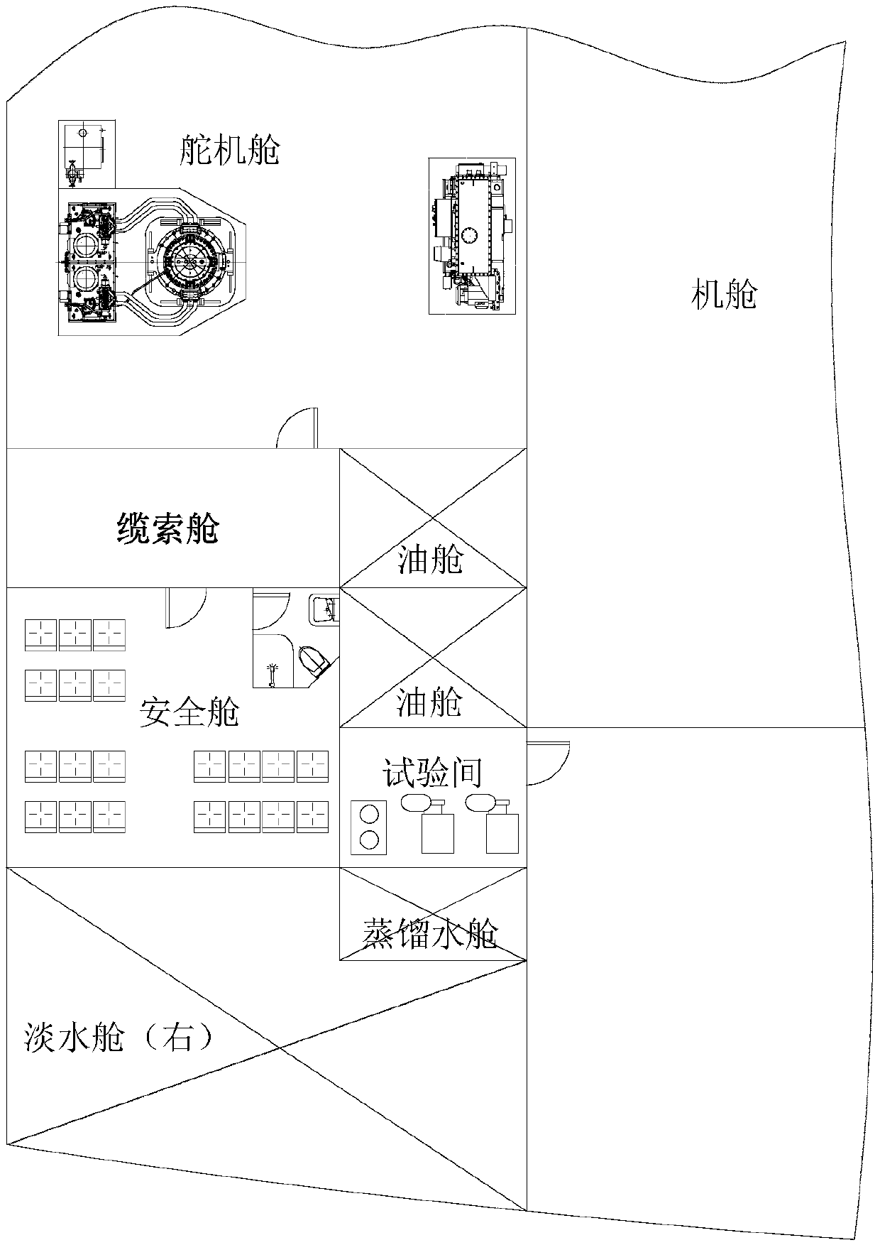 Ship anti-piracy safe cabin and anti-piracy ship