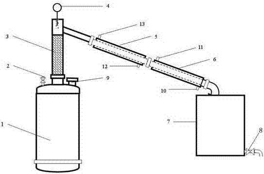 Method and device for recycling industrial waste containing nylon 66 triethylene glycol