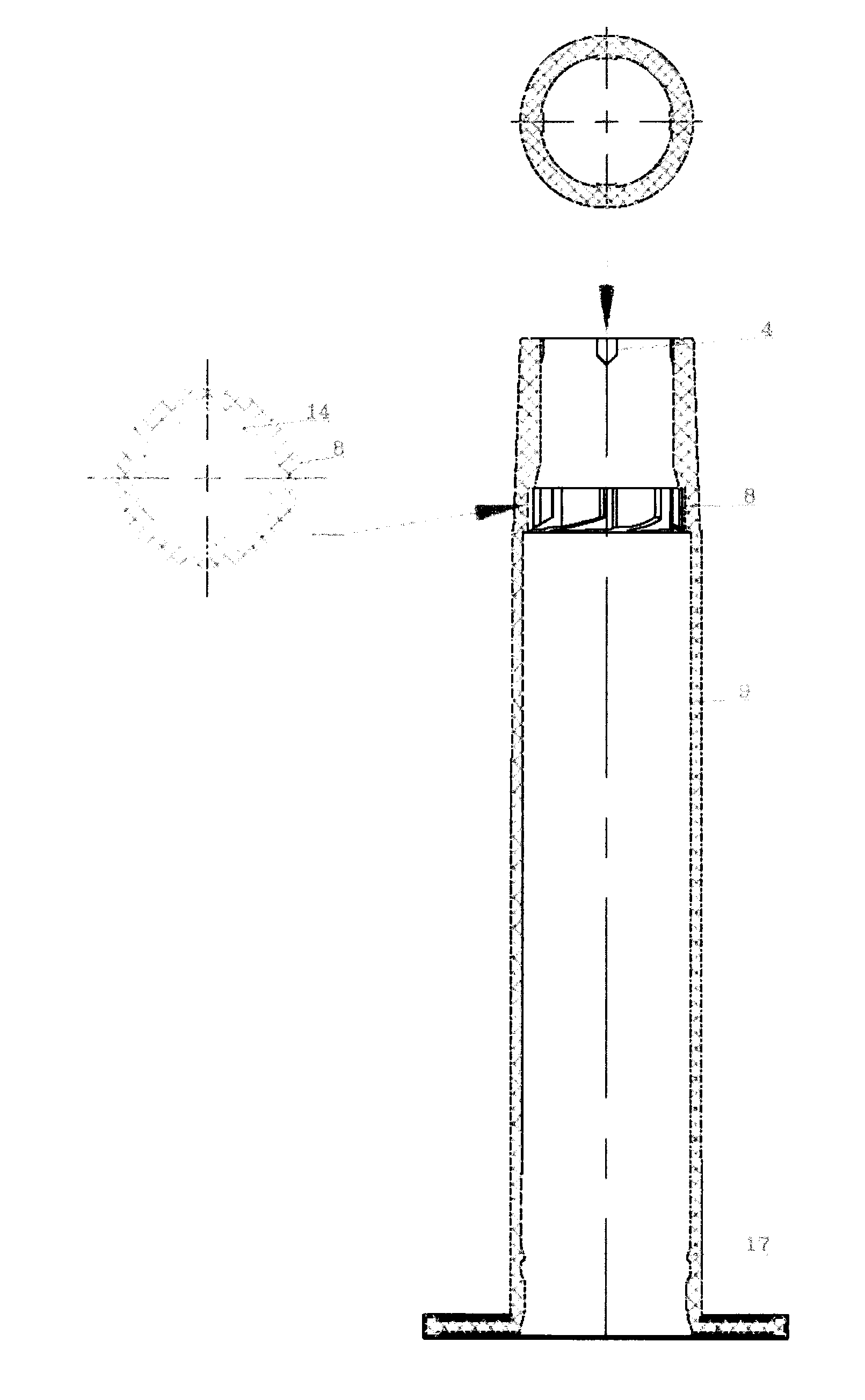 Safe self-destruction type injector