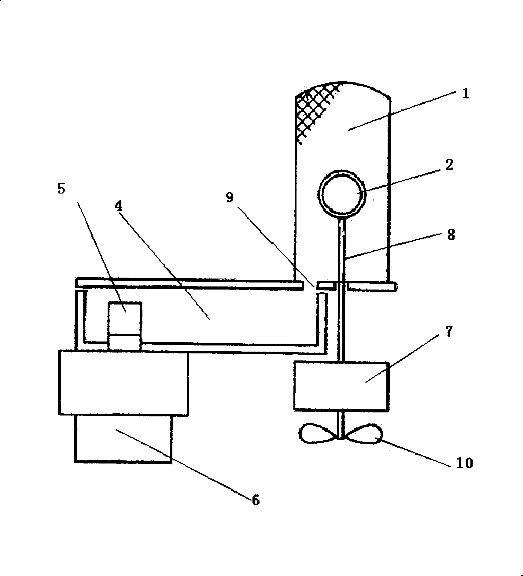 Microwave sulfur lamp easy for bulb dismounting