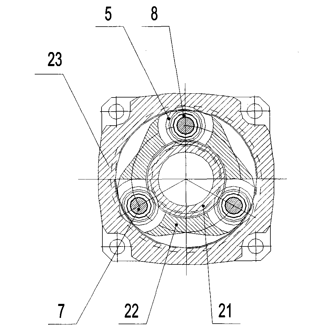 Planet gear speed reducer