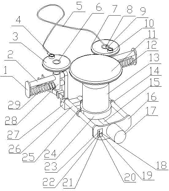 Livestock breeding ox horn cutting device