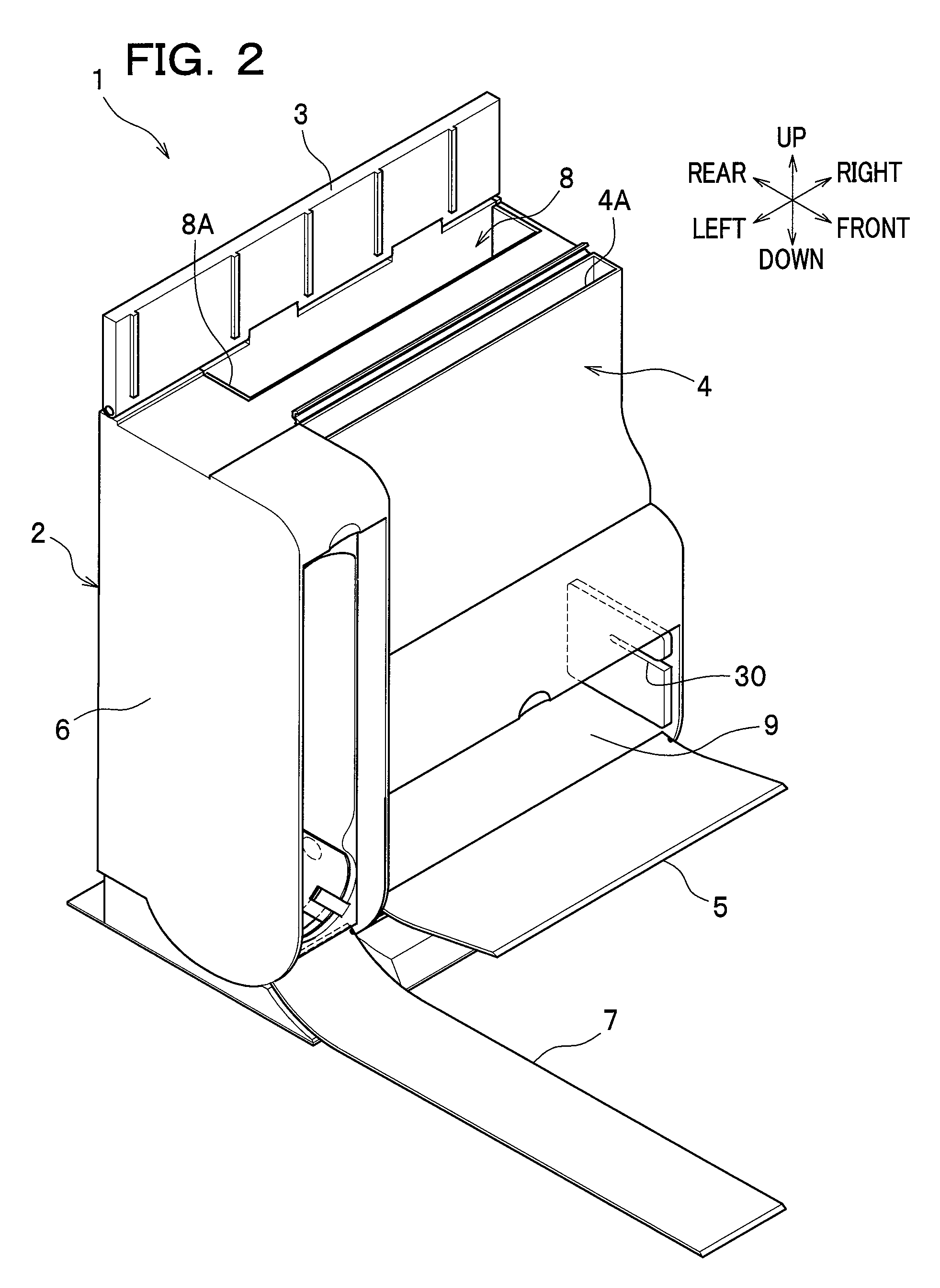 Configuration for an image forming apparatus having an upright recording medium storage unit