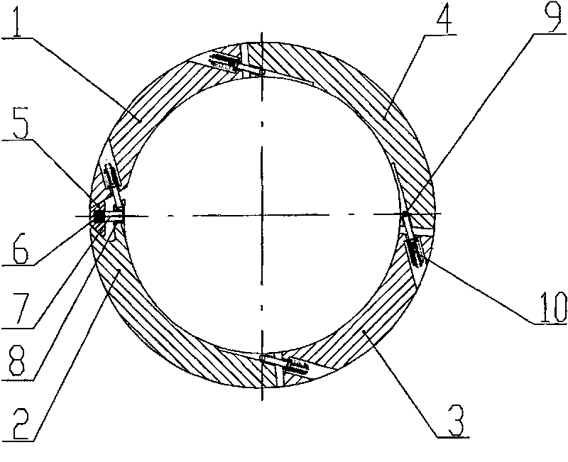 Coiling machine sleeve barrel with wrench jaw