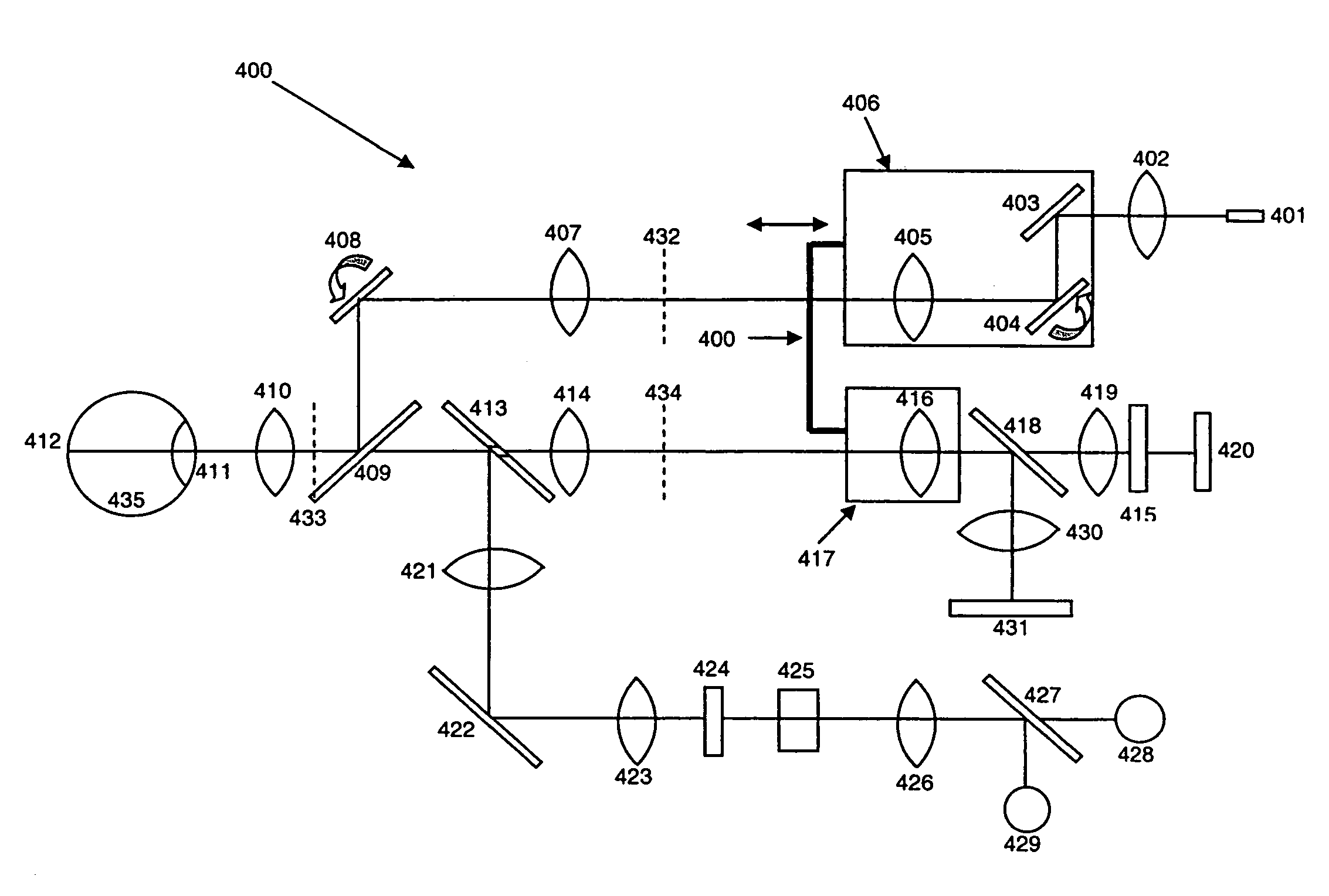 Optical apparatus and method for comprehensive eye diagnosis