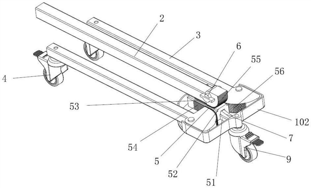 Column chassis linkage mechanism