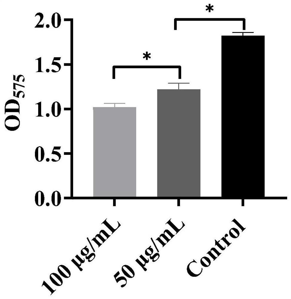 Application of houttuyfonate analogue in preparation of streptococcus mutans growth and biofilm inhibitor