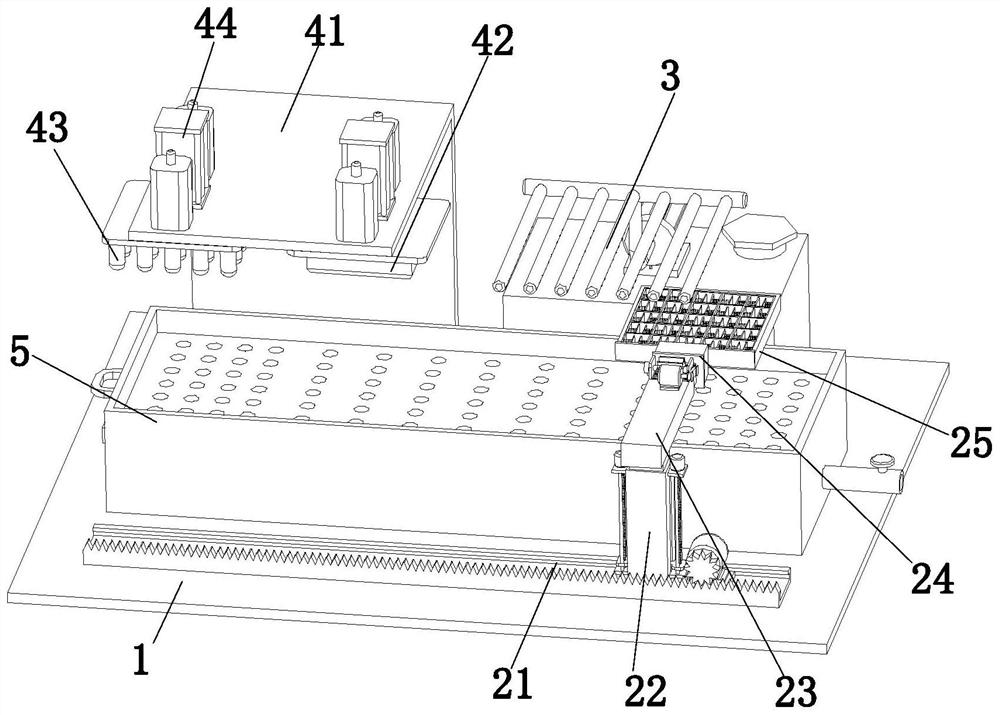 Cleaning and disinfecting device for hyaluronic acid injection needle