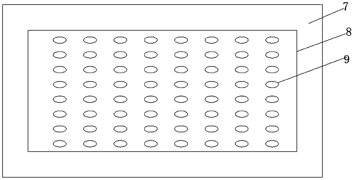 Amplitude-type pebble wiping device with random movement