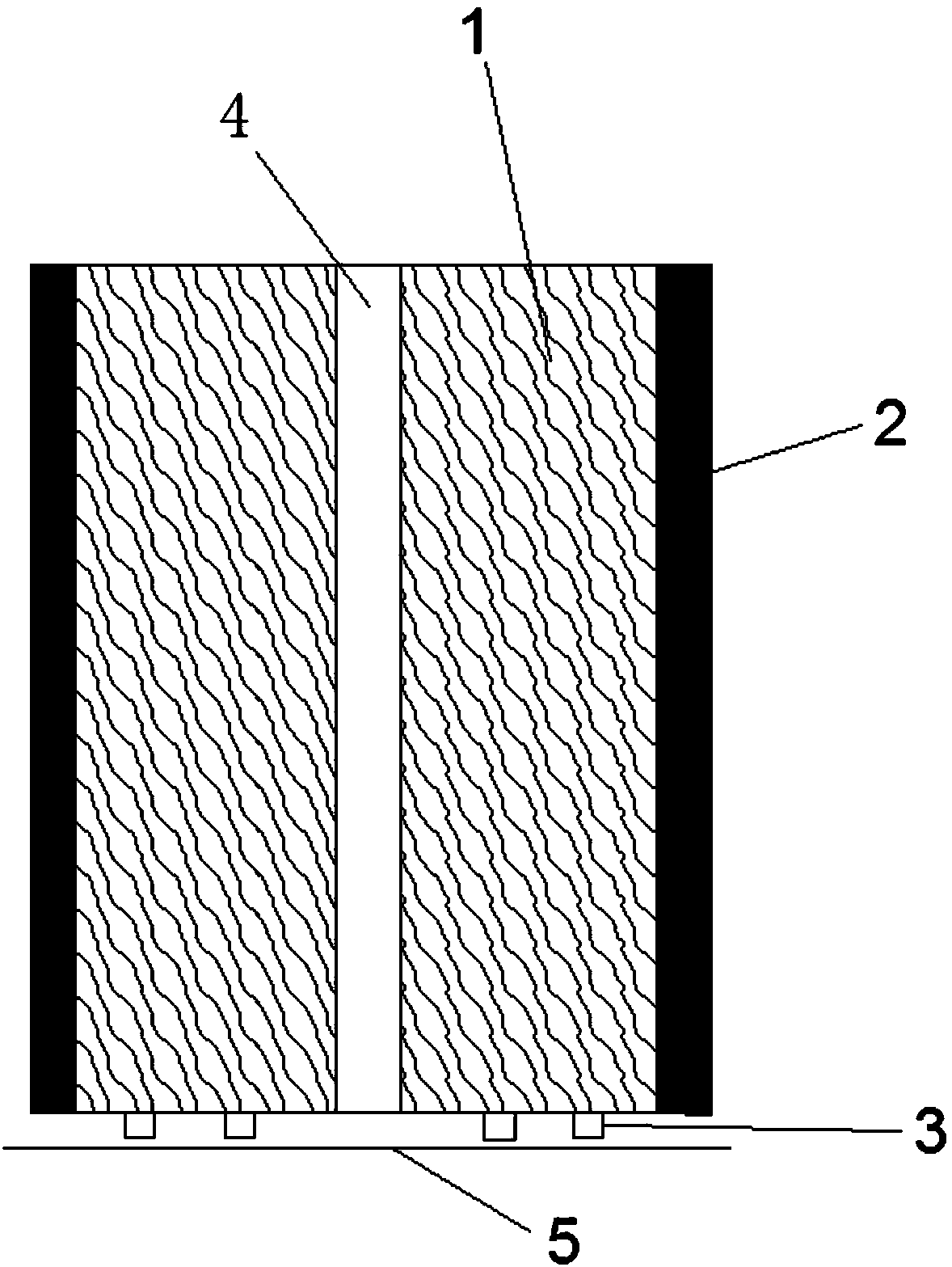 Solid cartridge for ultrasonic atomization electronic cigarette and manufacturing method of solid cartridge