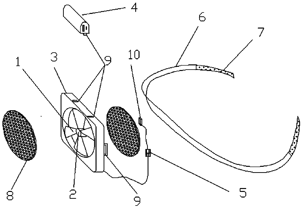 Modular air supplying device