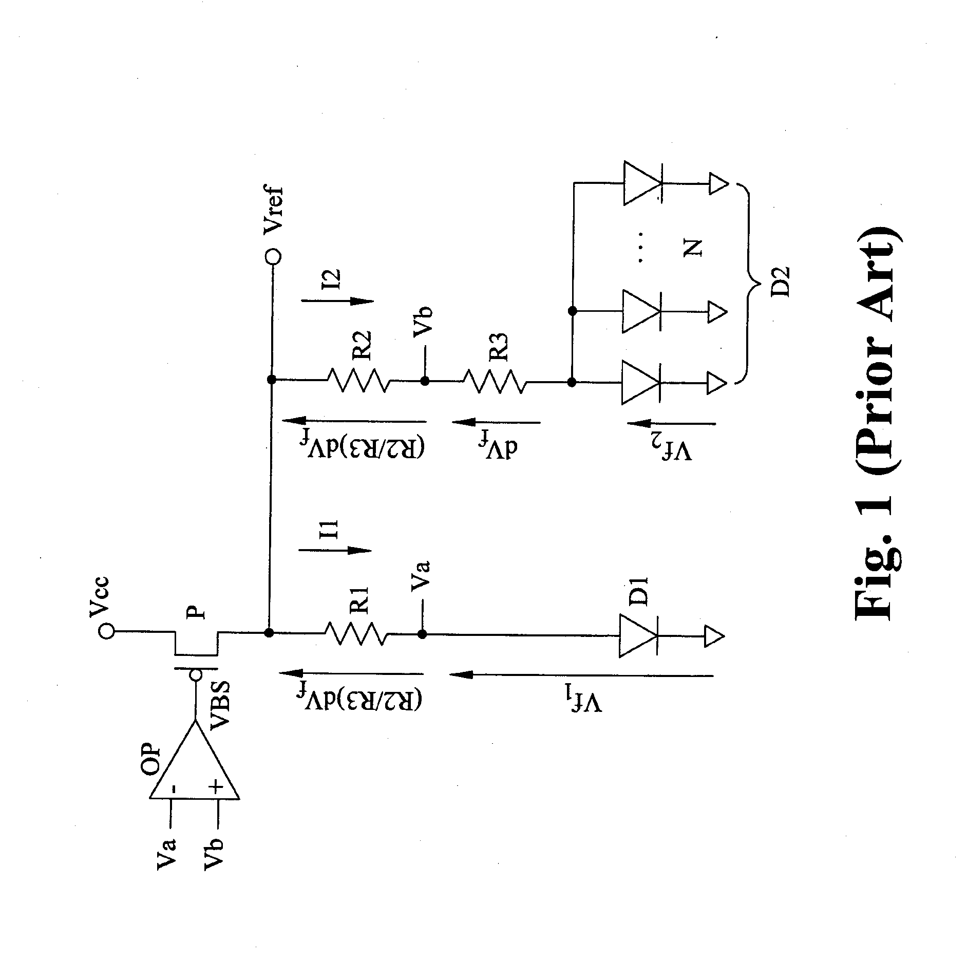 Low voltage bandgap reference circuit