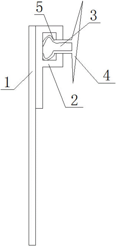 Jointing and fractioning tool for glass of passenger car