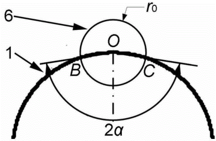 Method for measuring liquid surface tension based on axisymmetrical liquid drop profile curve and volume