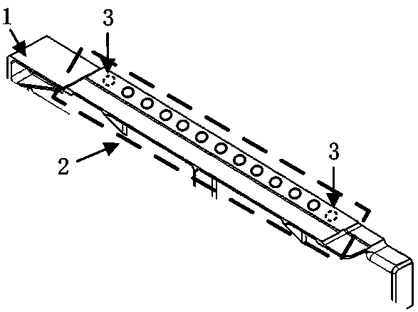 Reference hole arrangement method