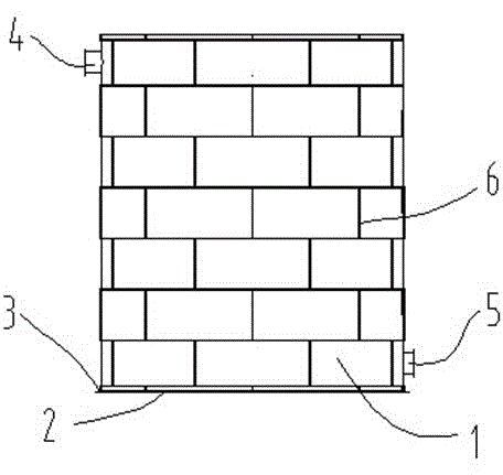 Large-scale mining bolted-connection cylinder body adopting steel structure