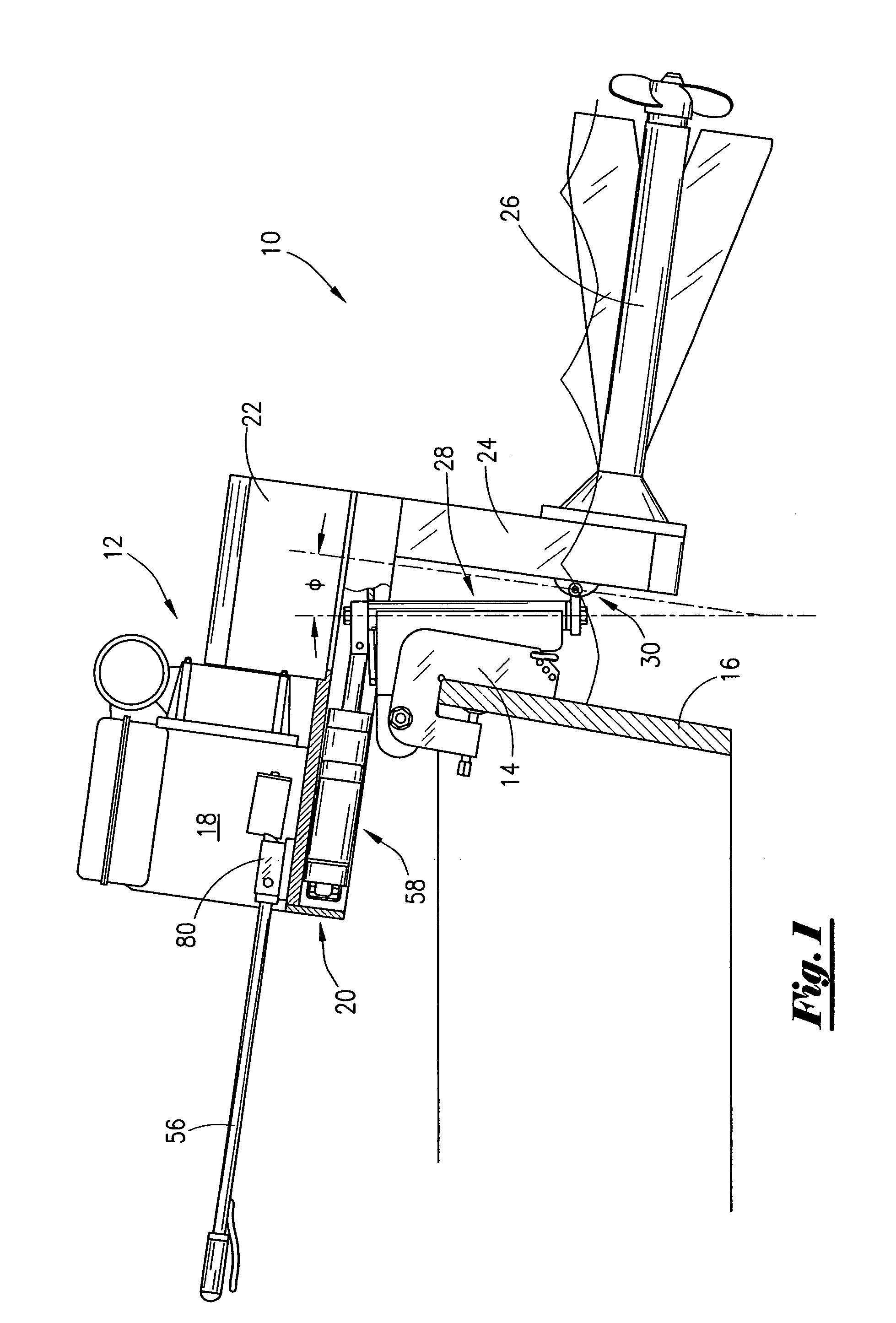 Method and apparatus for air cooled outboard motor for small marine craft