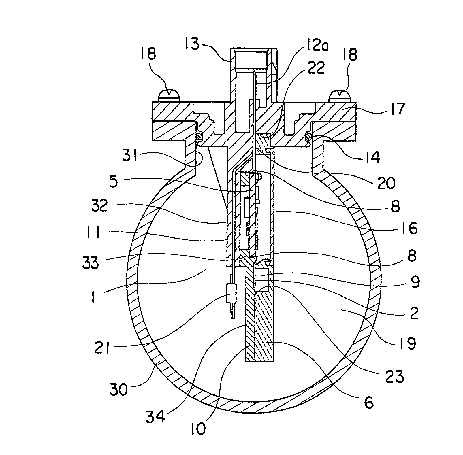 Flow rate measuring apparatus