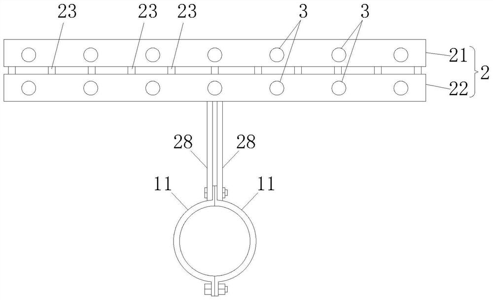 Blade protection device for multi-rotor unmanned aerial vehicle and multi-rotor unmanned aerial vehicle