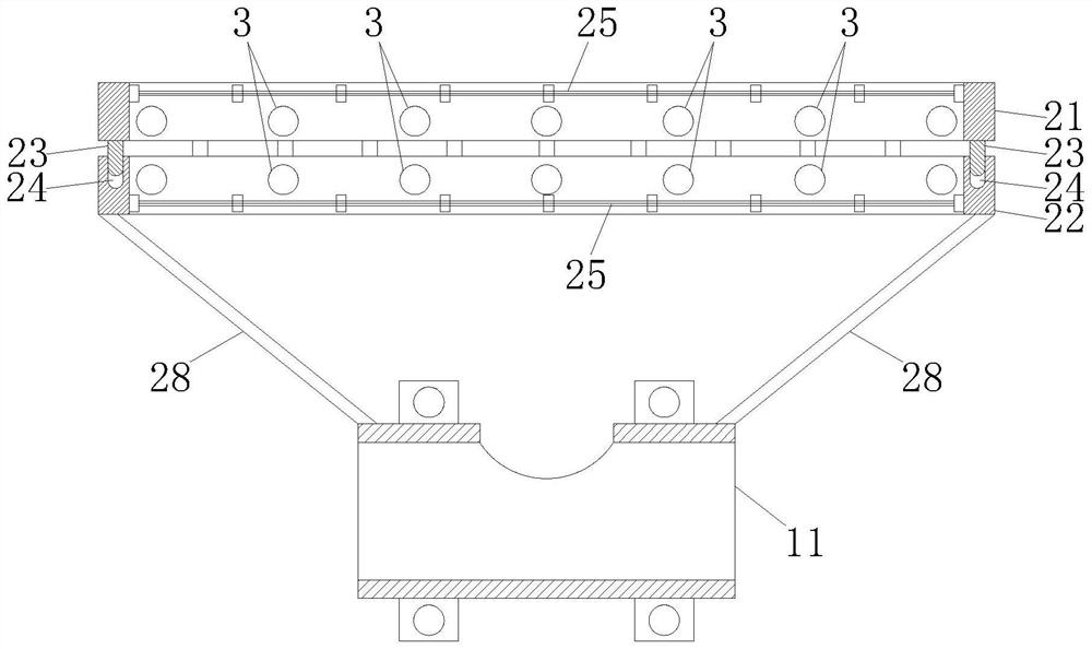 Blade protection device for multi-rotor unmanned aerial vehicle and multi-rotor unmanned aerial vehicle