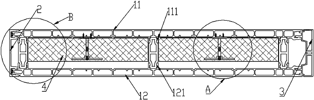 Partition wall adapting component and wall adapter