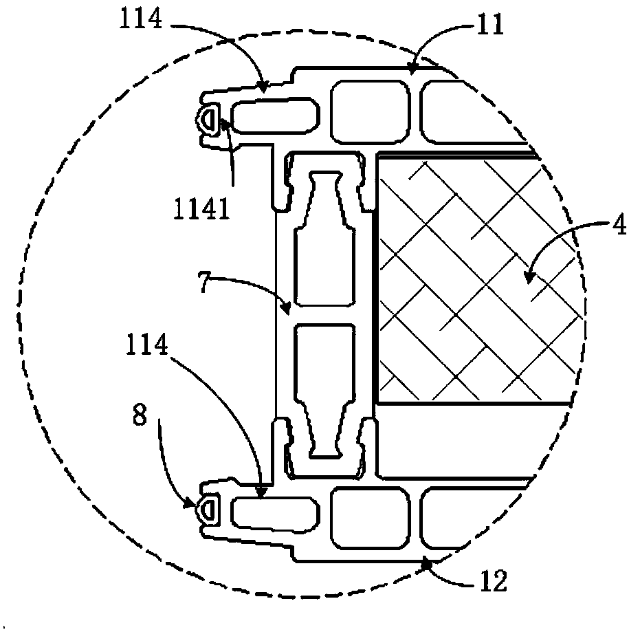 Partition wall adapting component and wall adapter