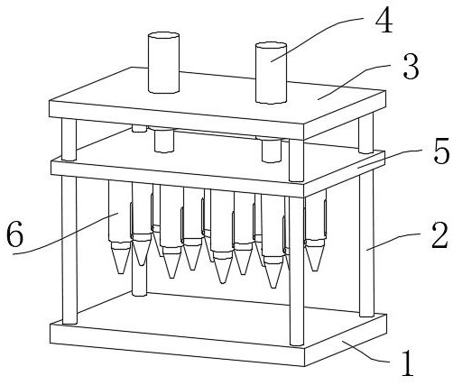 Physical and mechanical analysis device and analysis method for ore rock