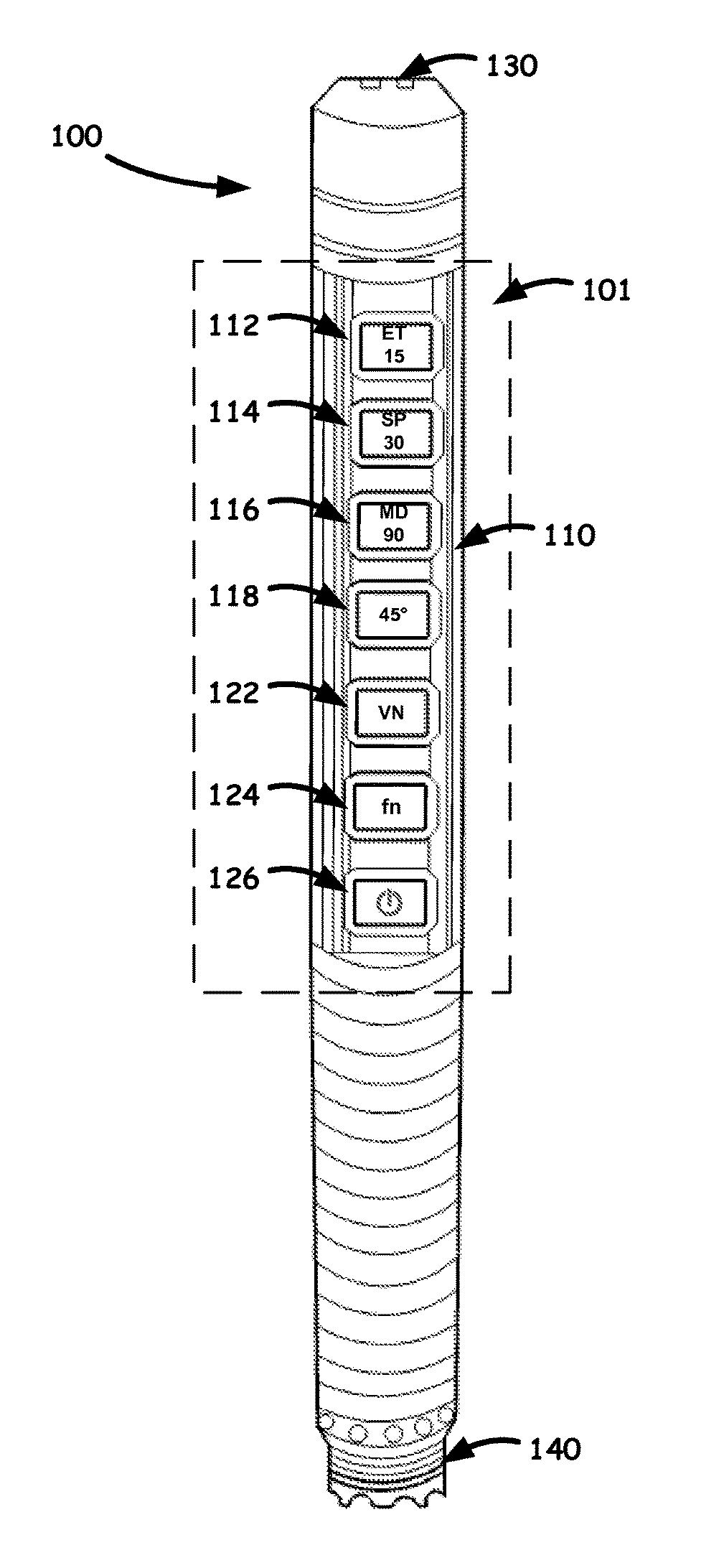 Handheld testing device including multiple timers