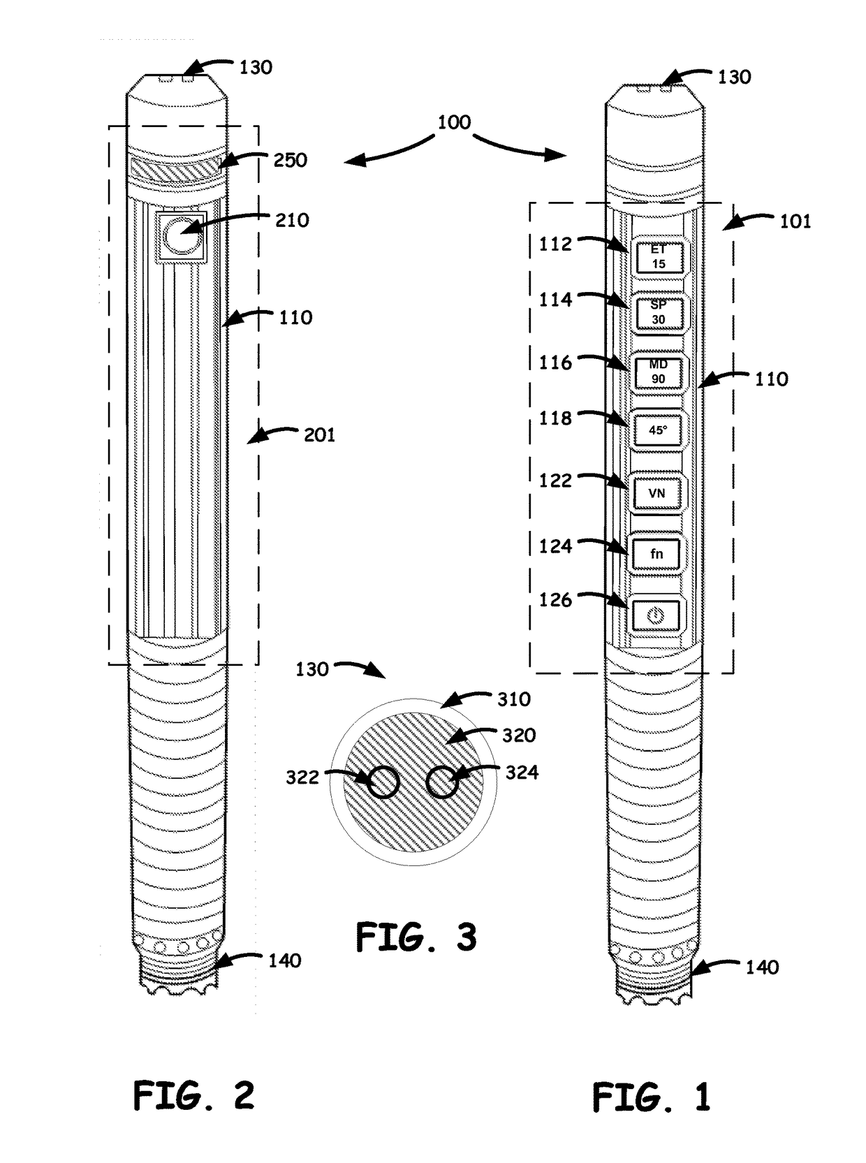 Handheld testing device including multiple timers