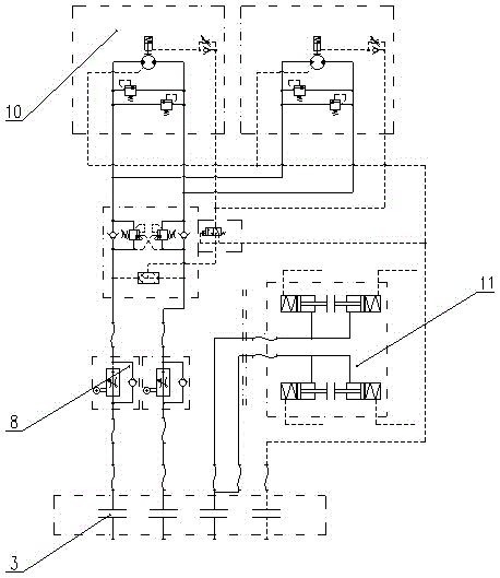 Traveling mechanism for ship and ocean engineering deck machinery