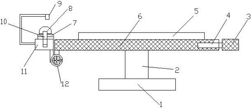 Auxiliary operating table for ophthalmologic operation