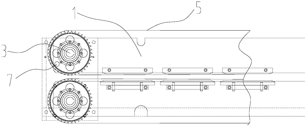 Seal cooling device for bag loading machine