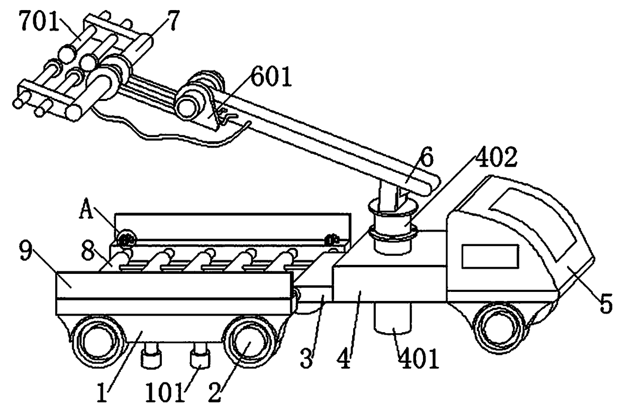 Architectural-assembling transmission device