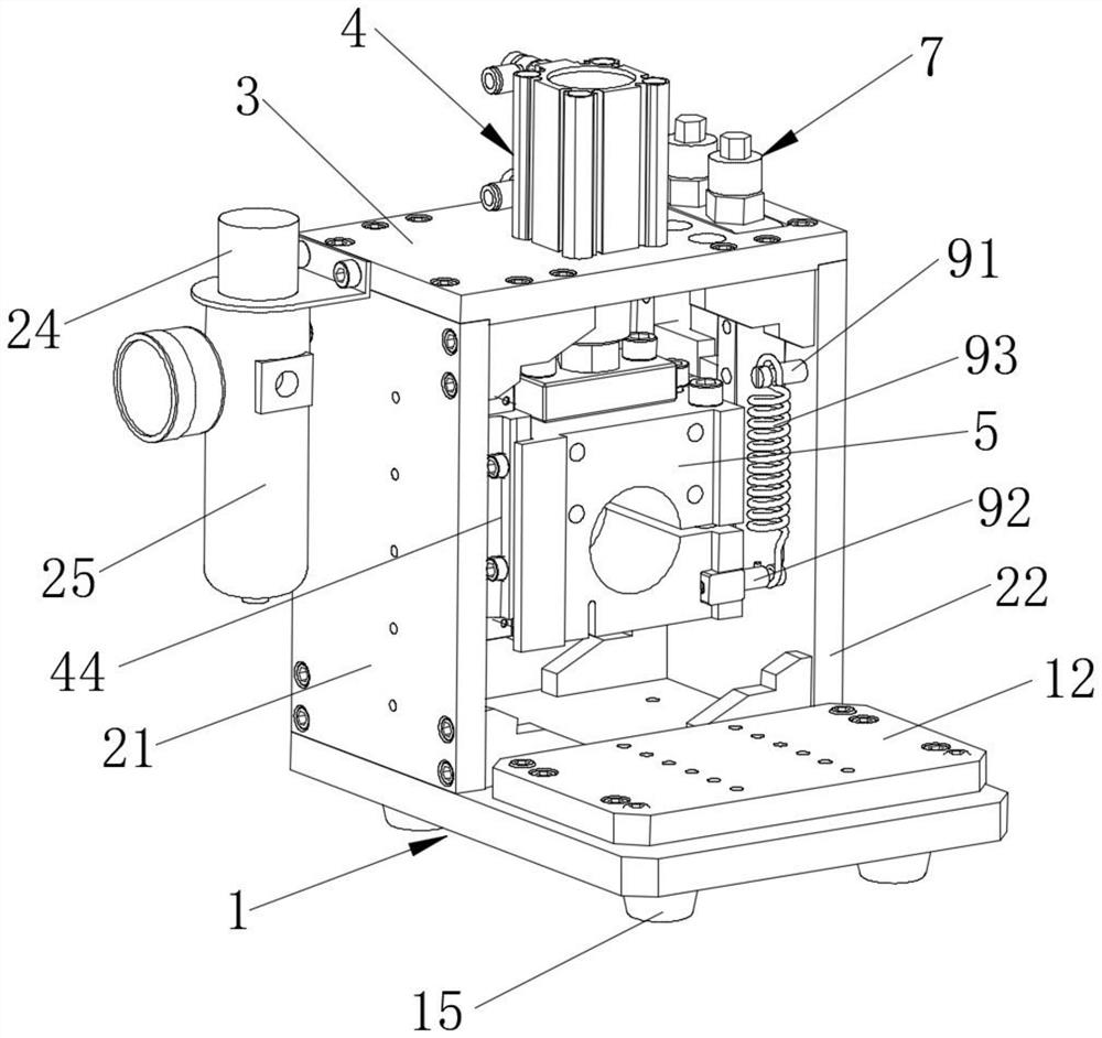 Ultrasonic welding rack with stroke convenient to adjust