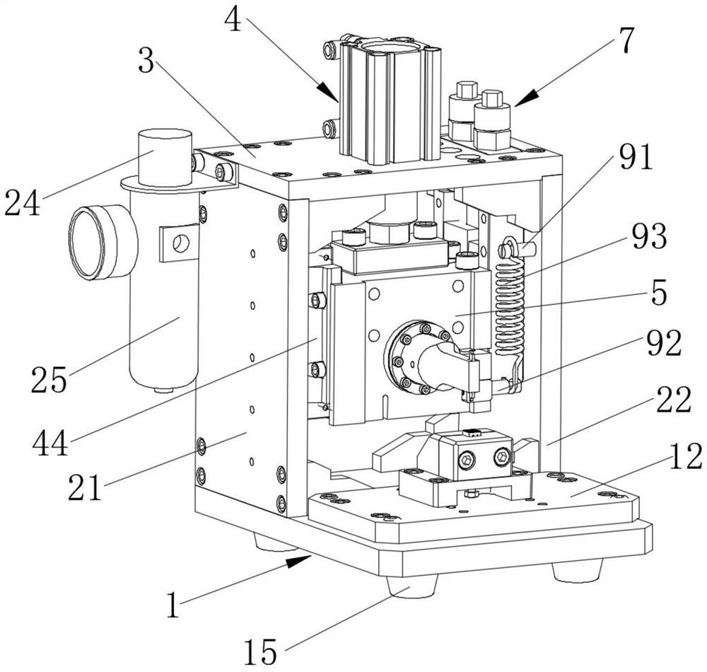 Ultrasonic welding rack with stroke convenient to adjust