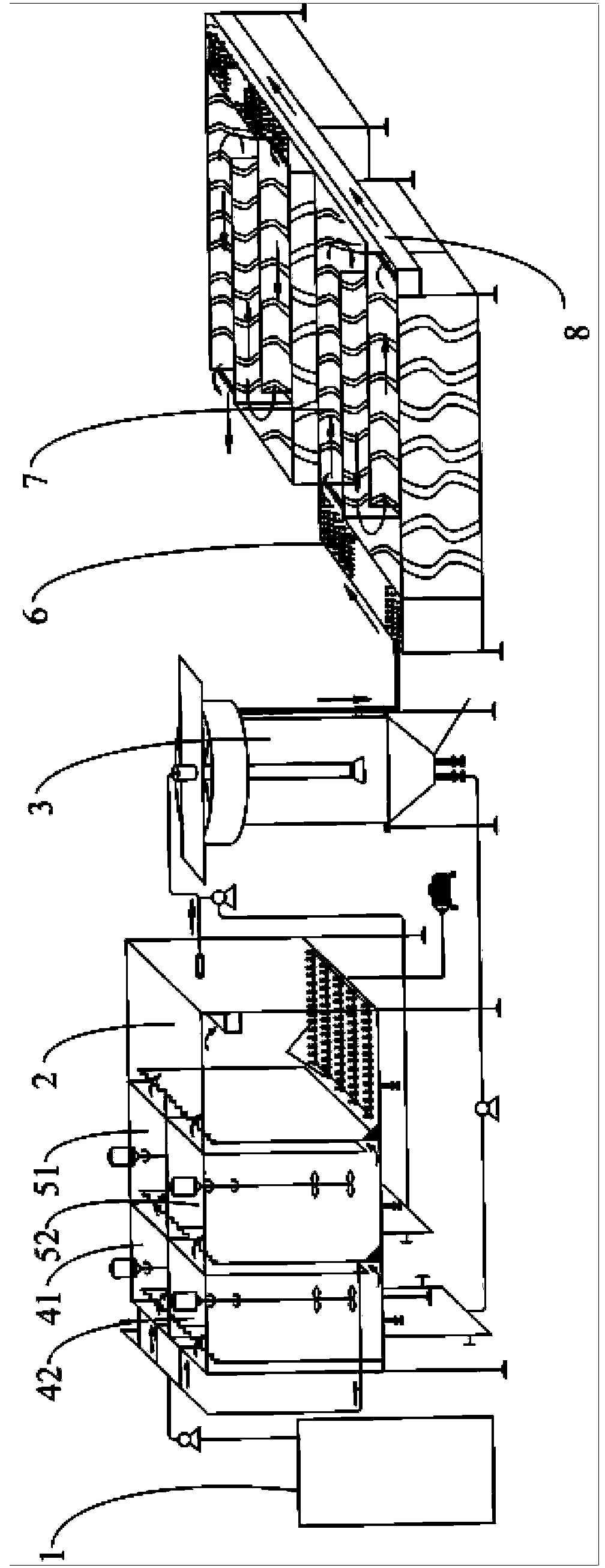 Aquamats ecological ditch sewage treatment device