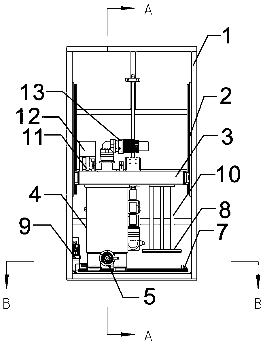 Waste oil solidifying apparatus