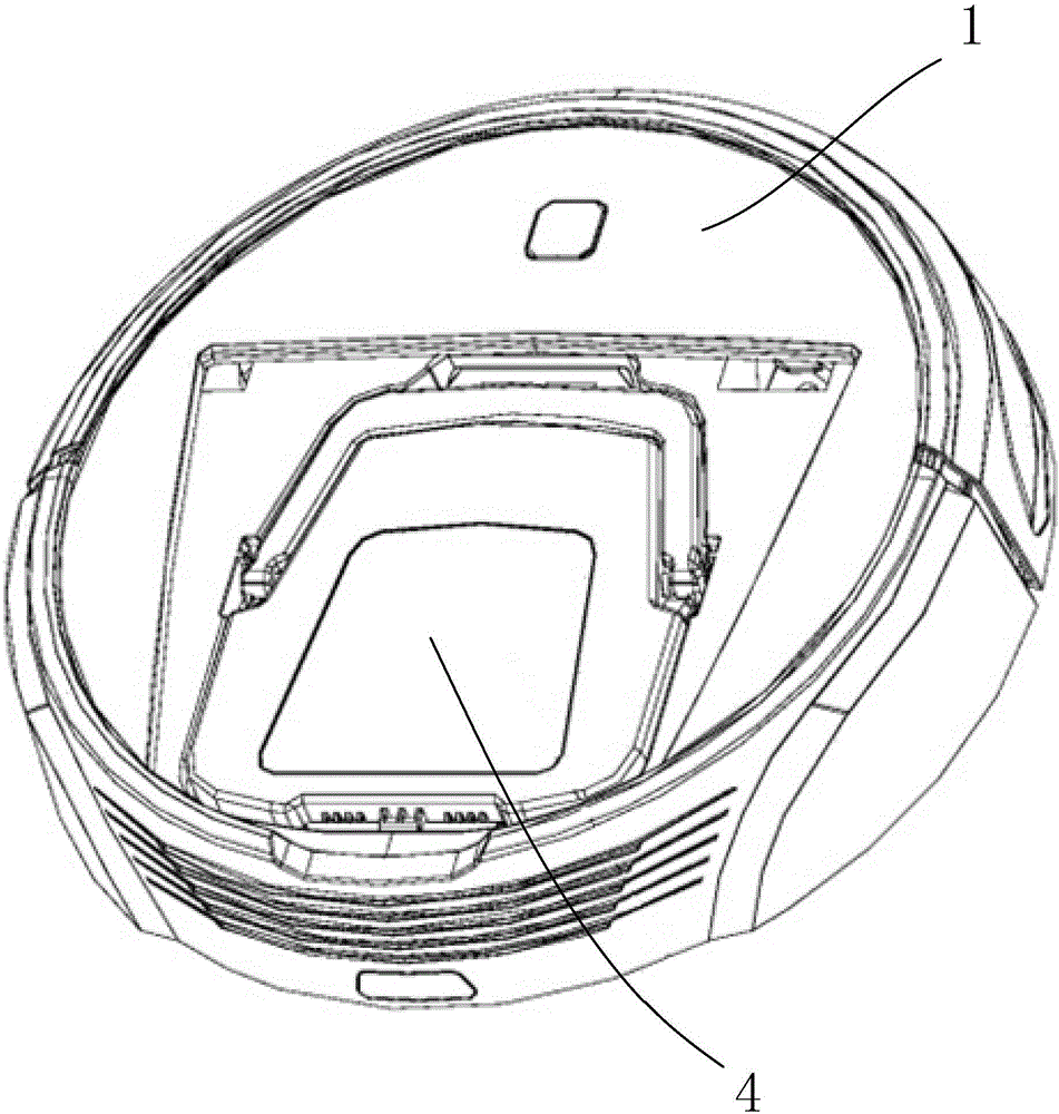 Intelligent sweeping robot with wireless charging function