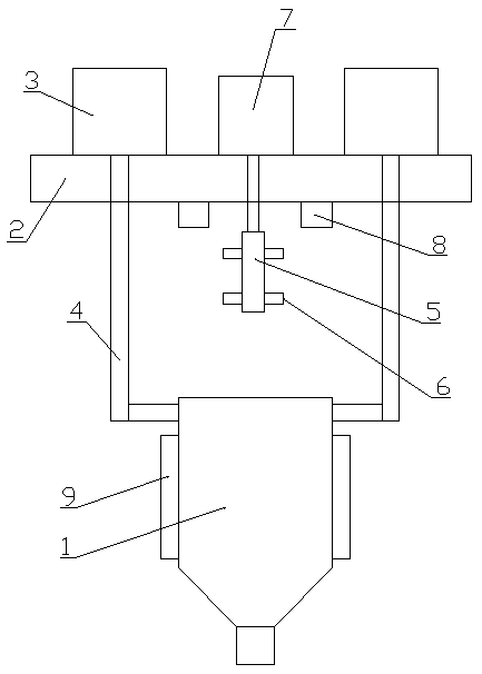 Cleanable injection molding machine hopper device