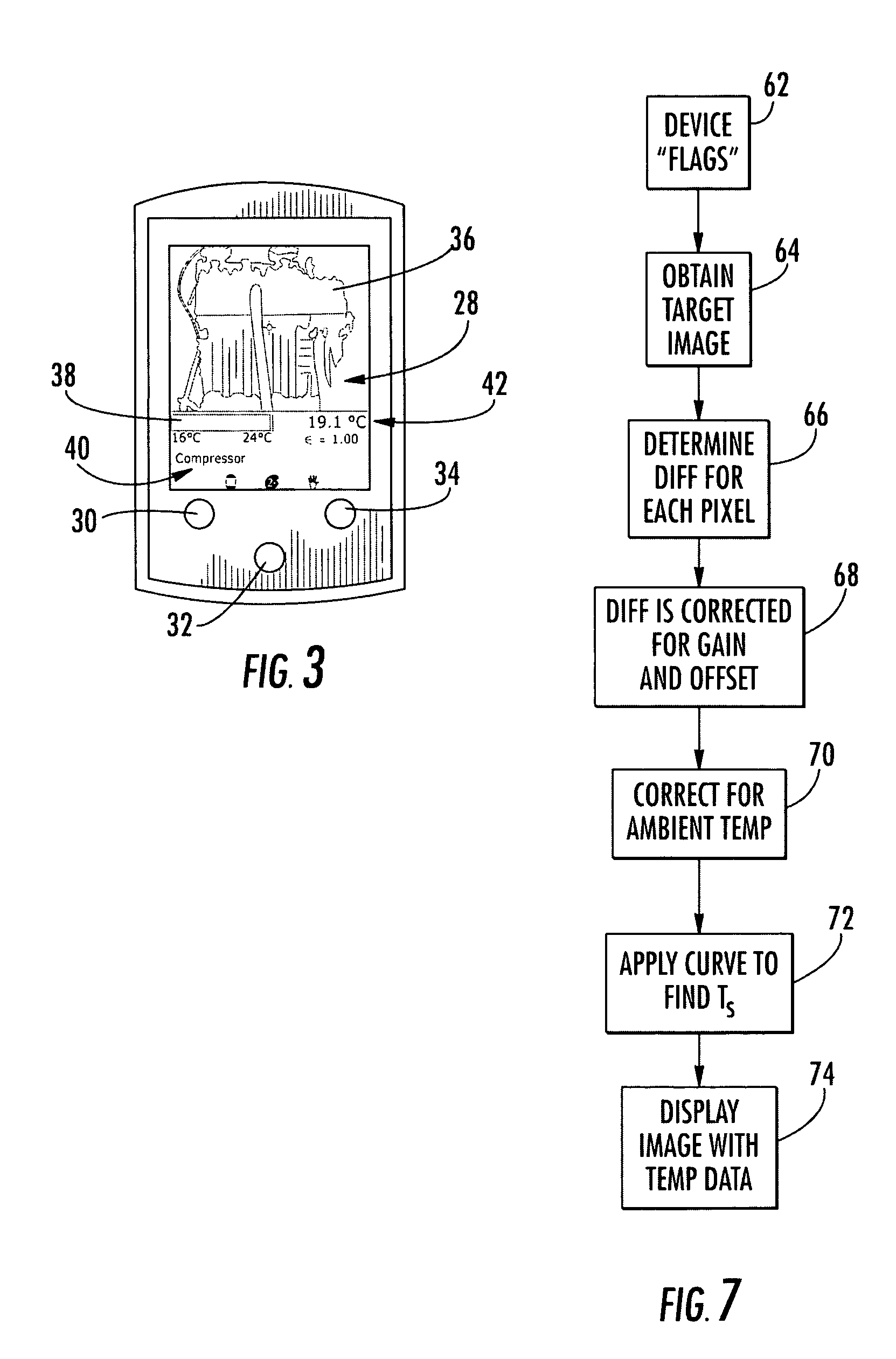 Thermal imager utilizing improved radiometric calibration technique