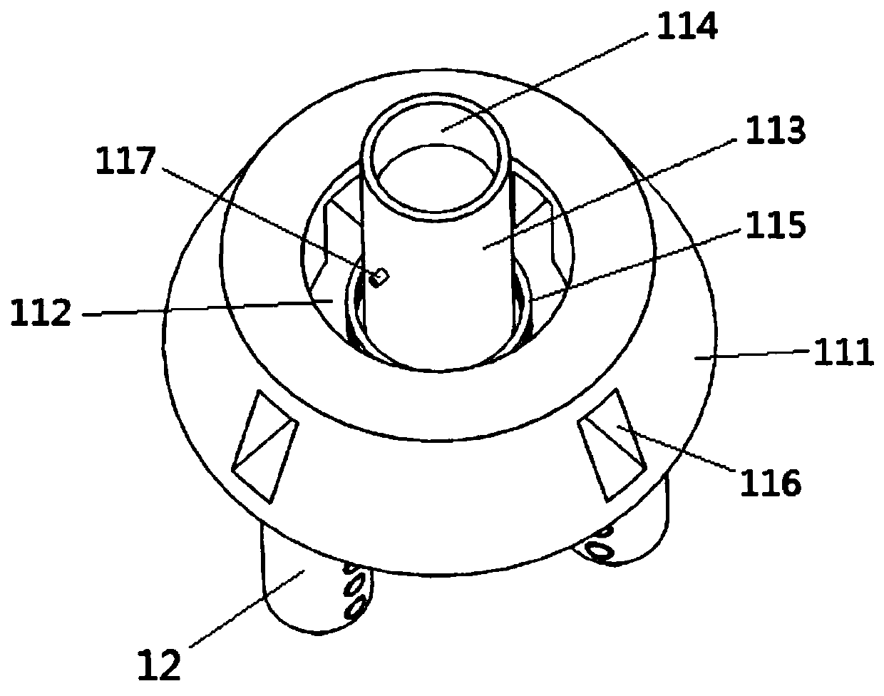 Movable board room regulating device for building engineering