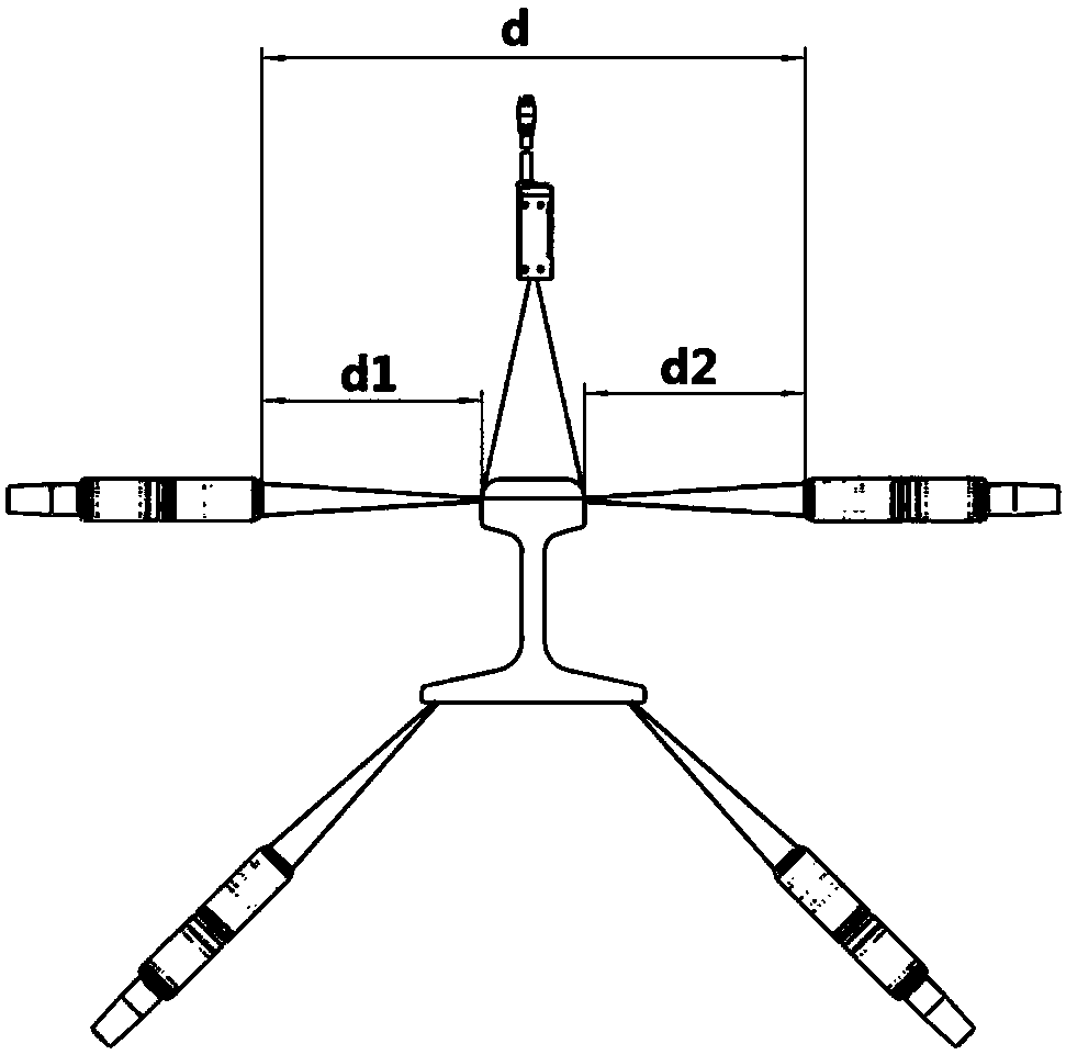 Steel rail flatness and torsion detection device and method