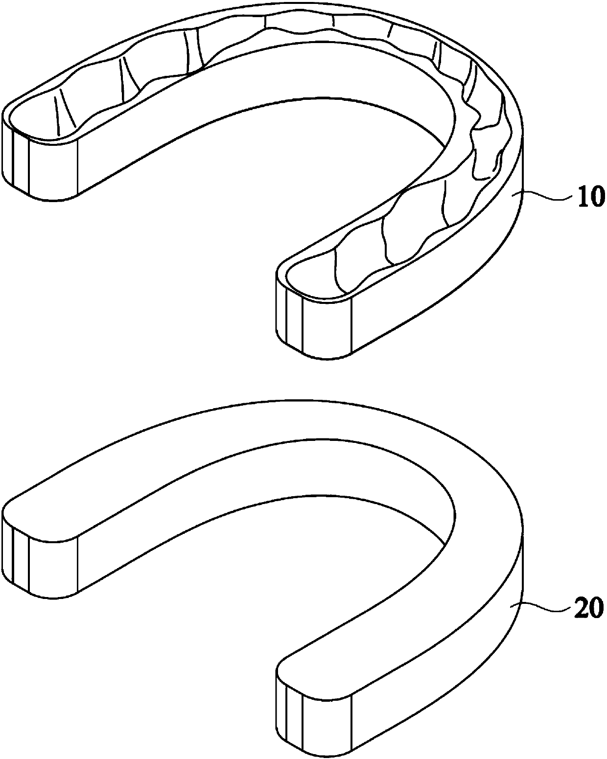 Manufacturing method of invisible orthodontic braces and invisible orthodontic braces