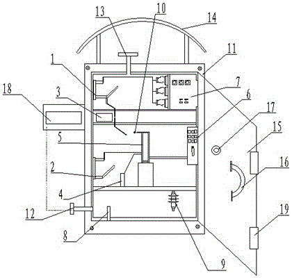 Improved high-voltage power distribution cabinet structure