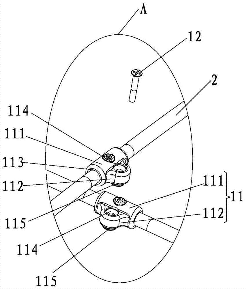 A simple tent support