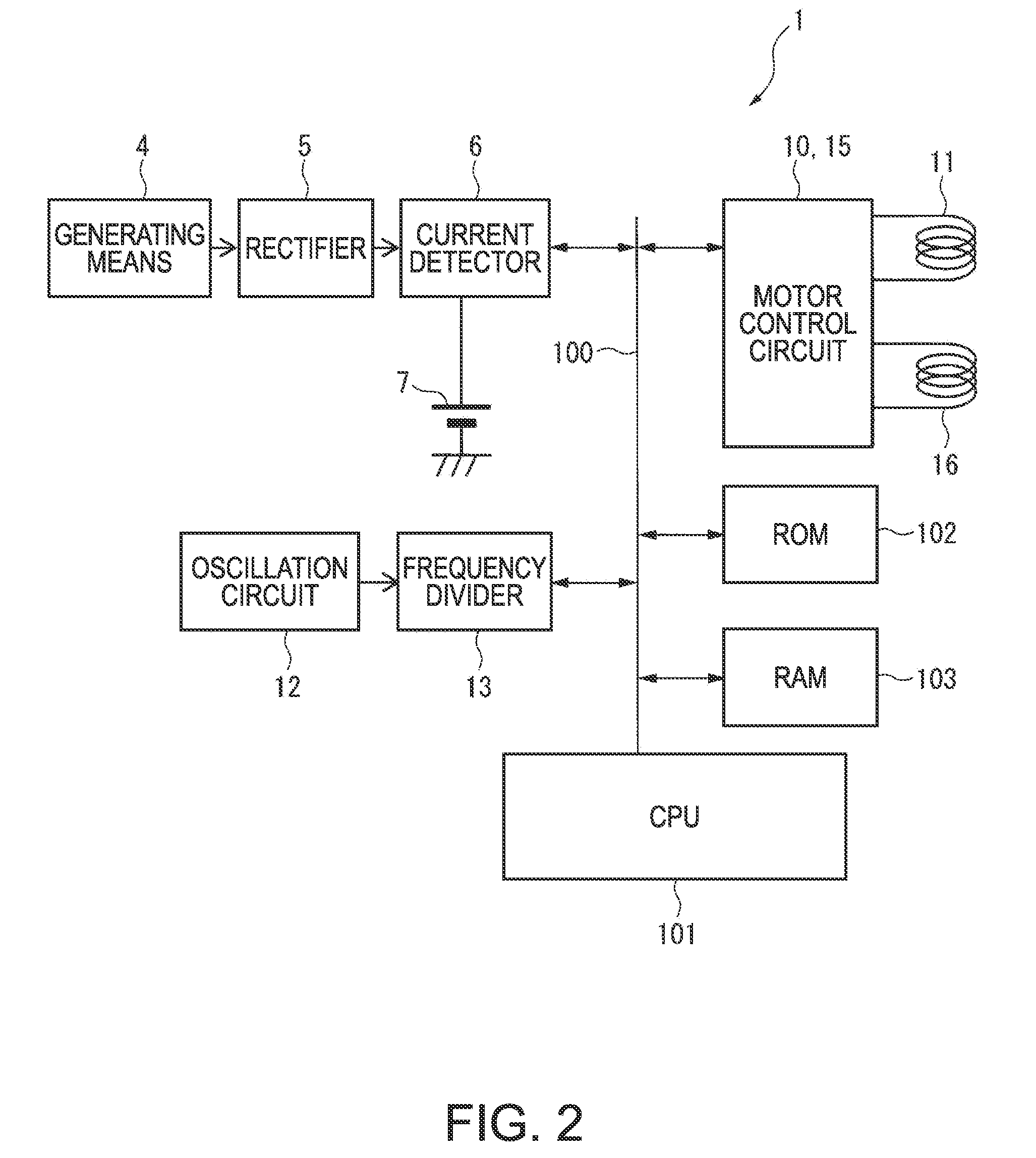 Electronic Timepiece with Generator Function