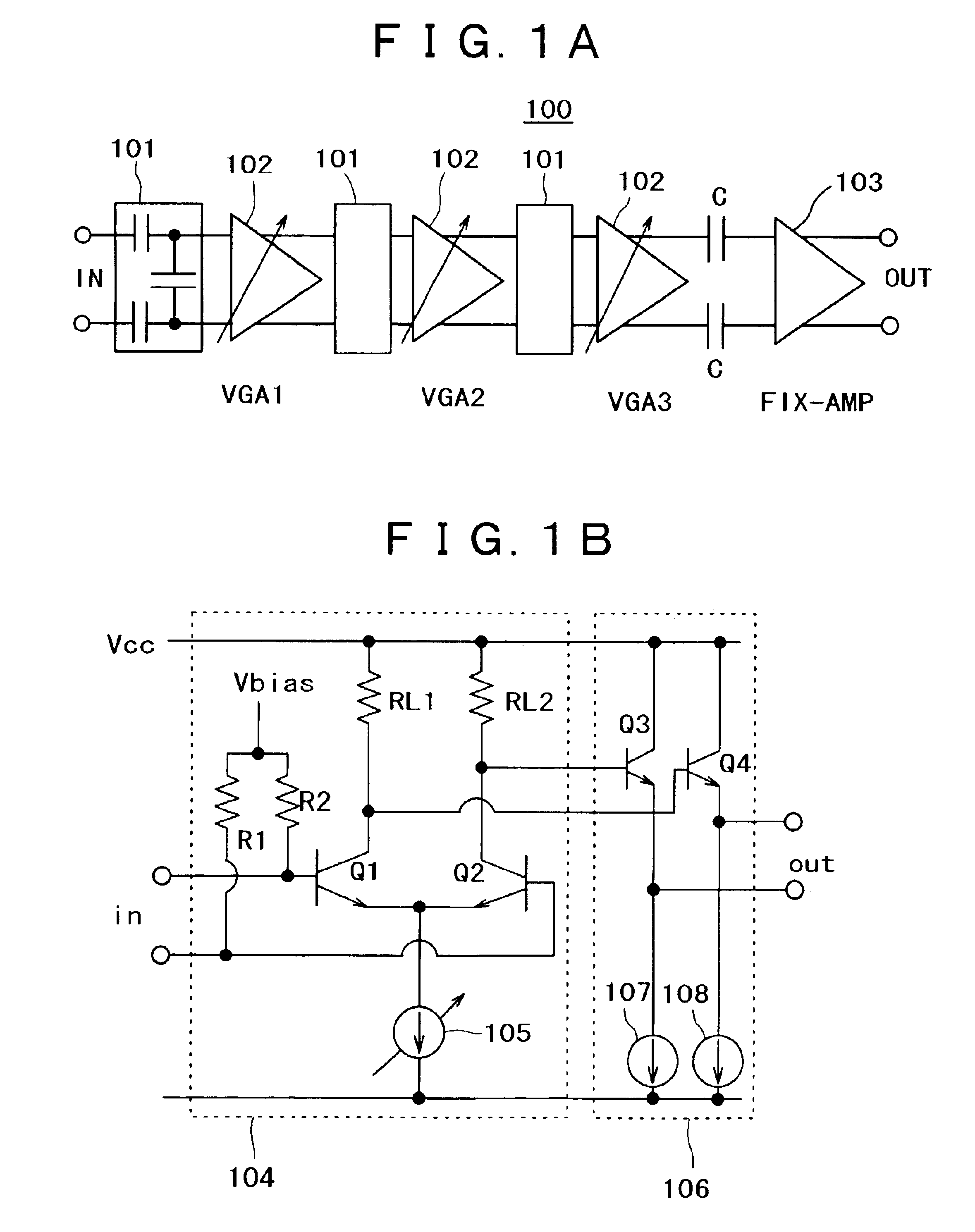 Variable gain amplifier for use in communications