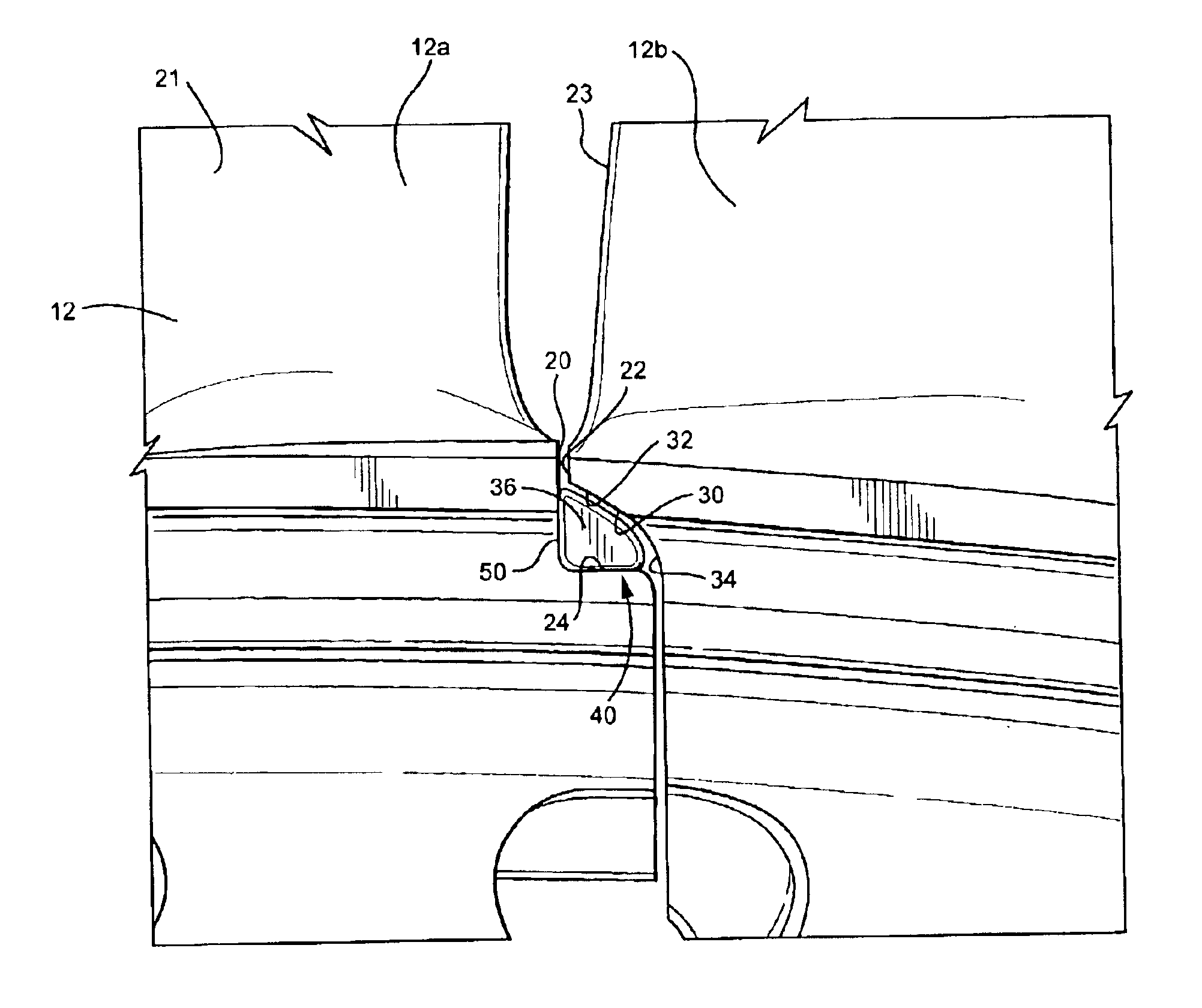 Vibration damper assembly for the buckets of a turbine